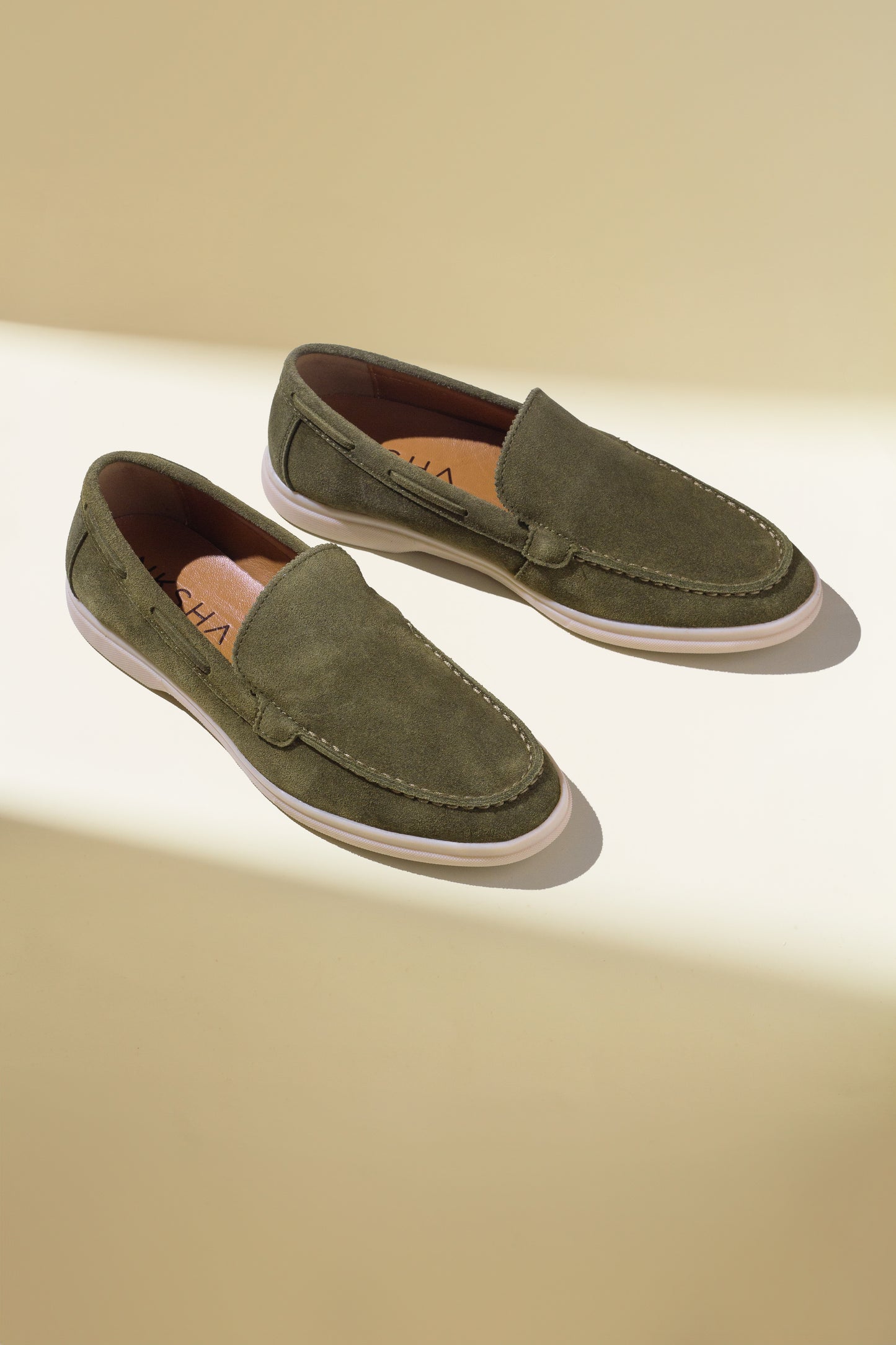 Women Olive Nksha Loafers