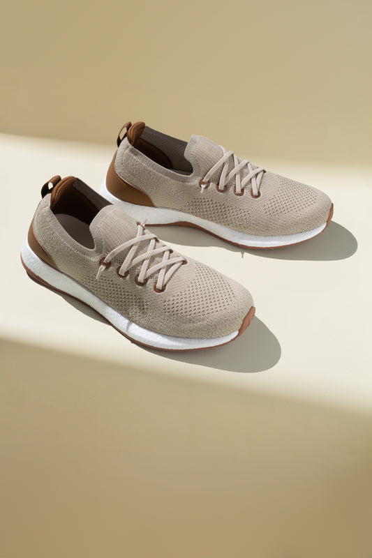 Beige Nksha Classic Lace