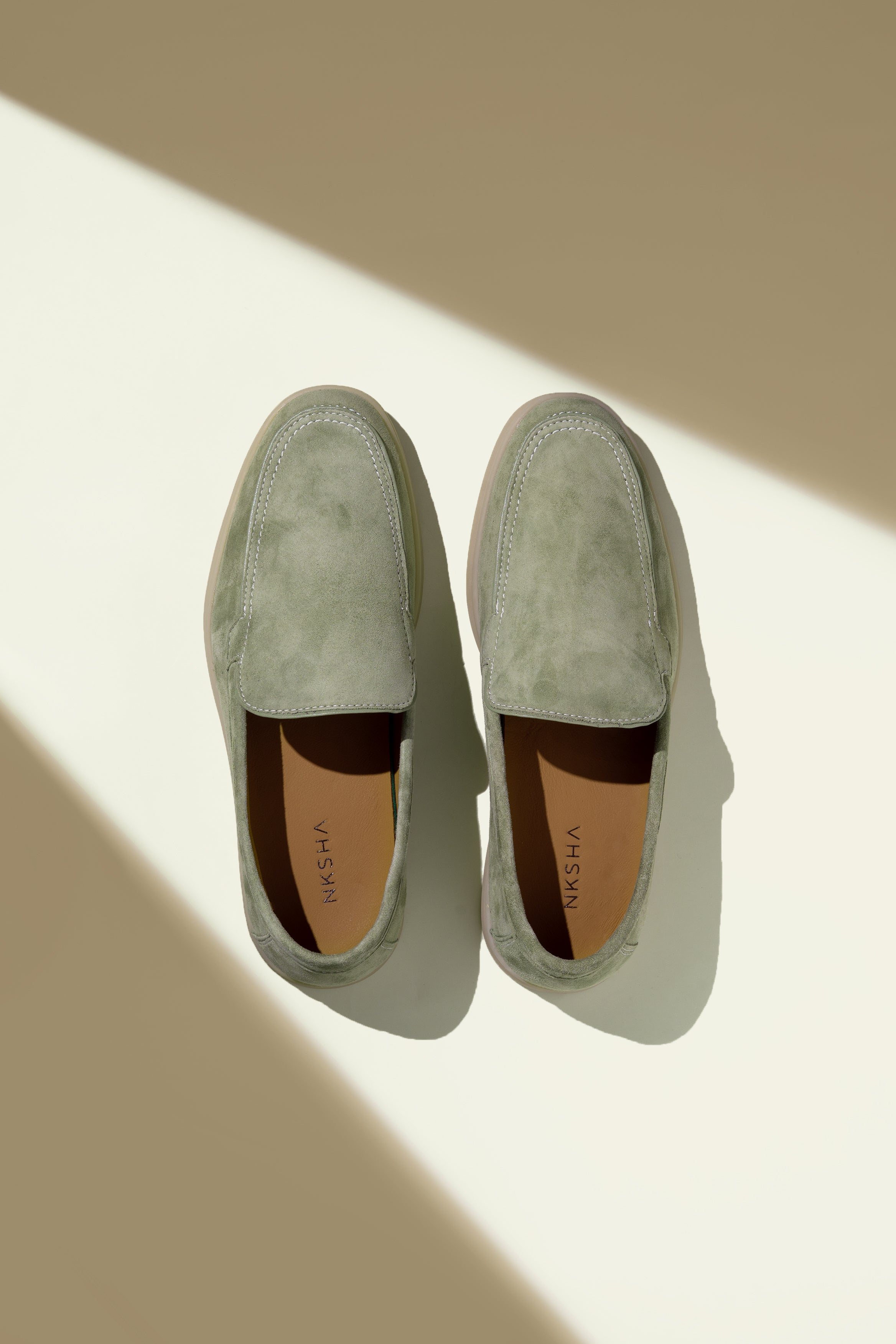 NKSHA Essence Loafers – Olive