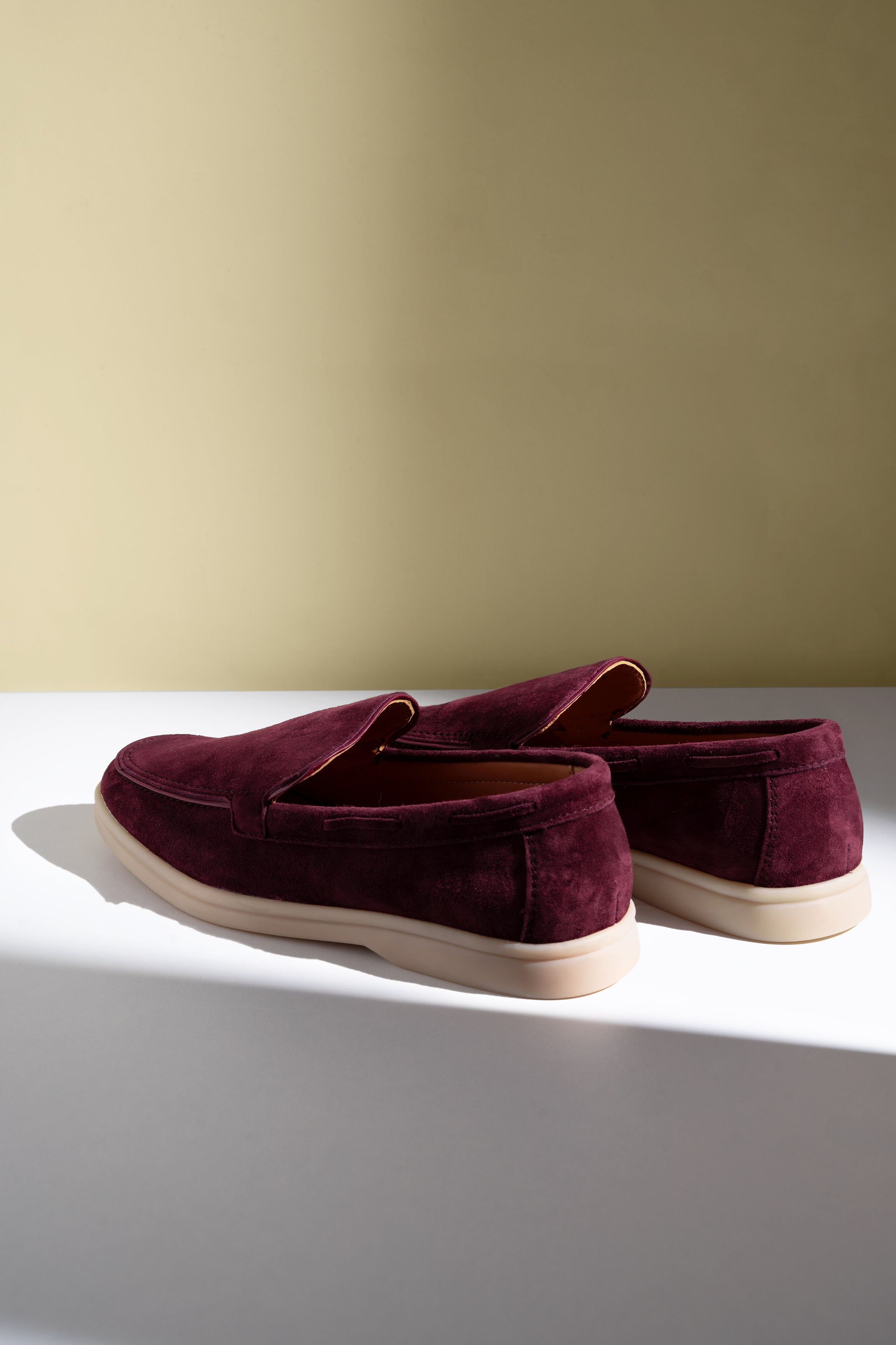 NKSHA Essence Loafers – Maroon