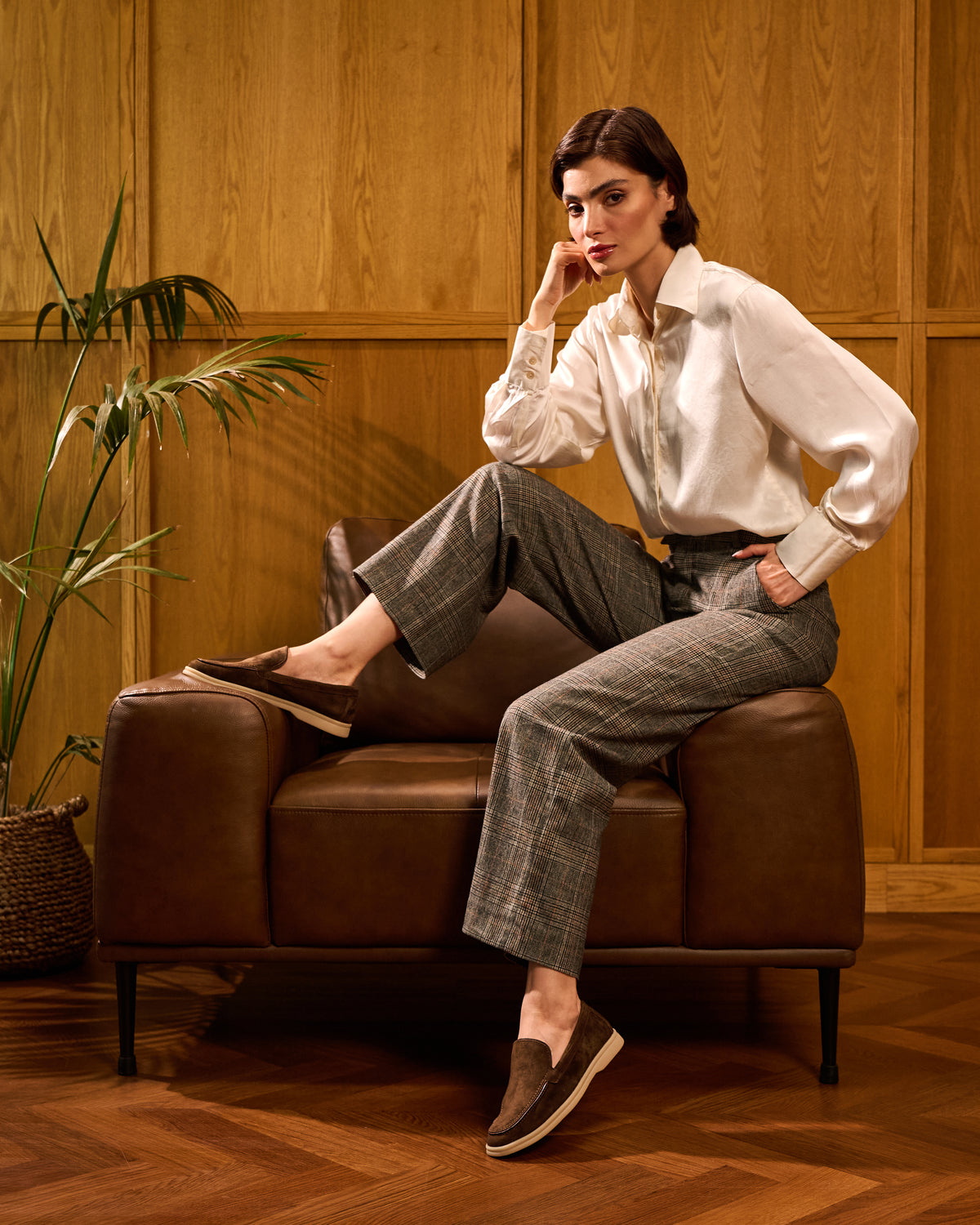 NKSHA Essence Loafers – Dark Brown