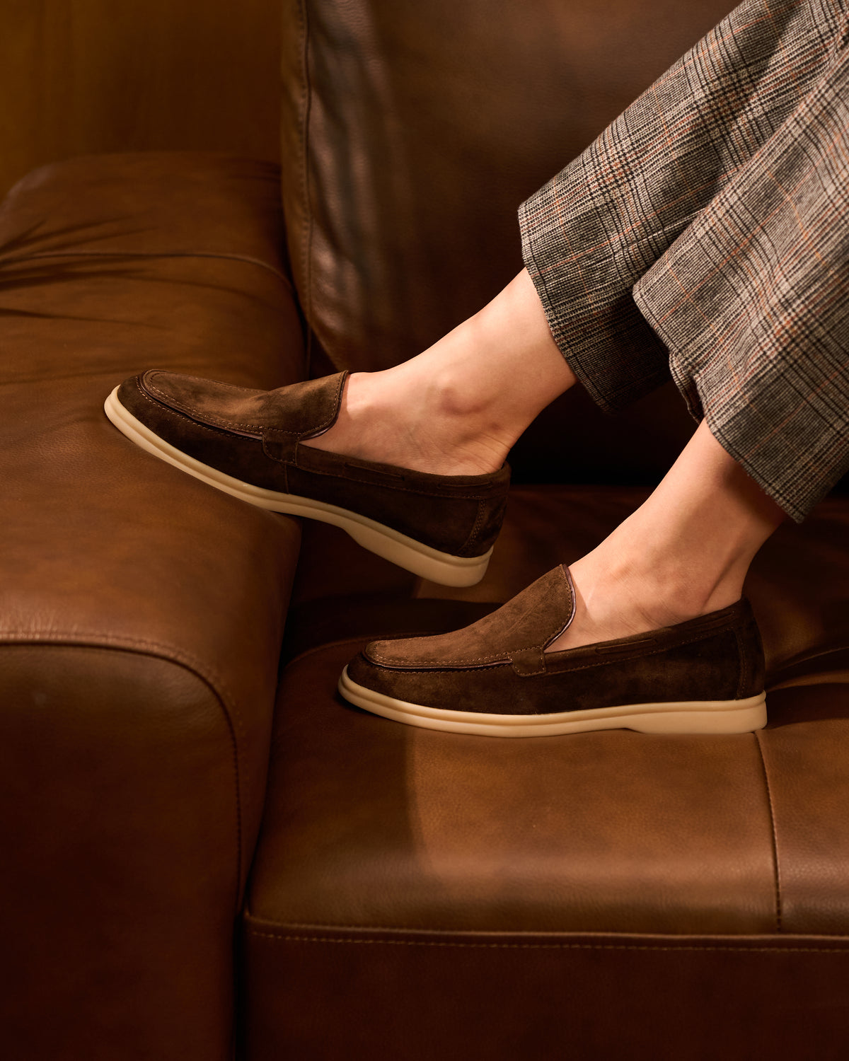 NKSHA Essence Loafers – Dark Brown