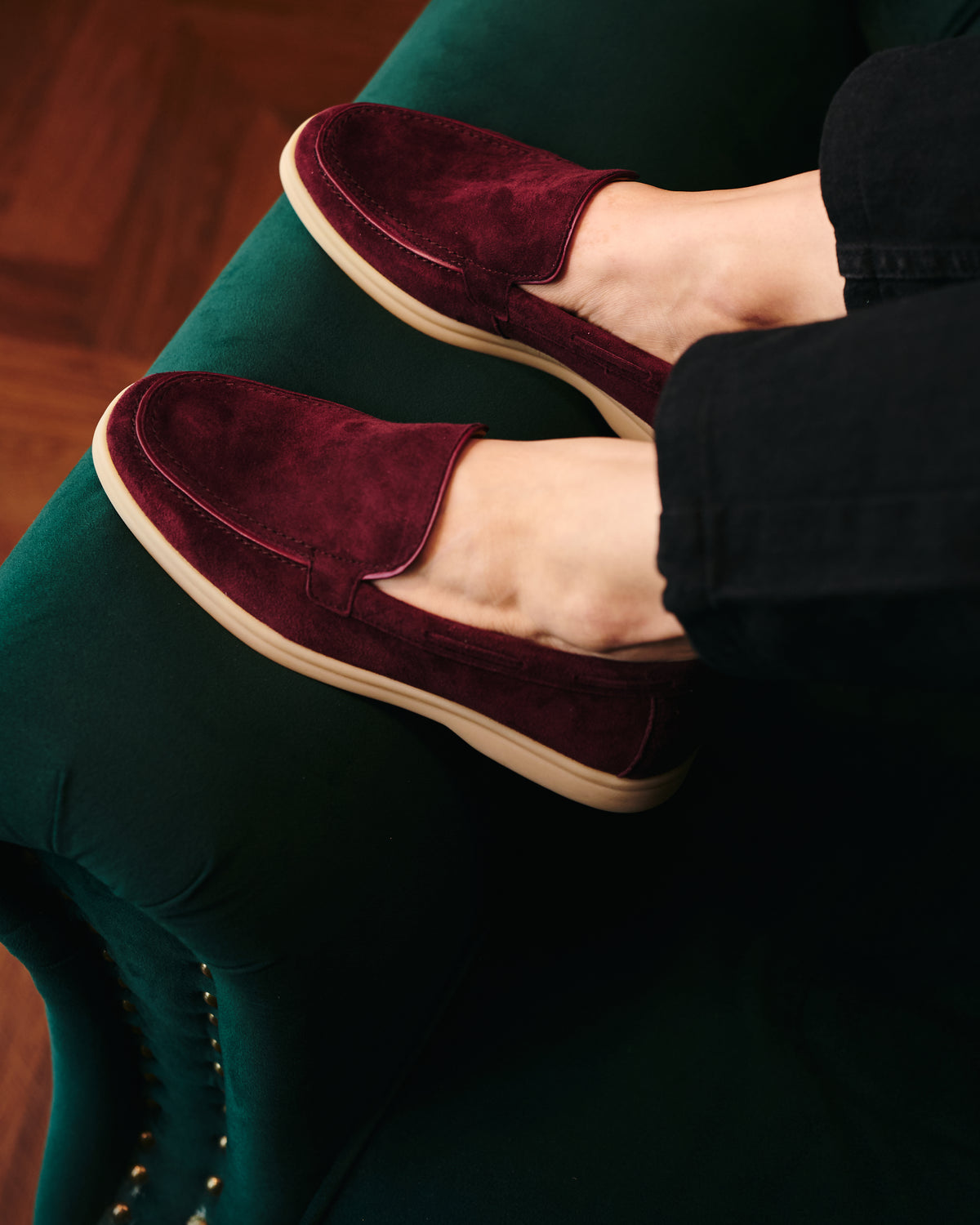 NKSHA Essence Loafers – Maroon