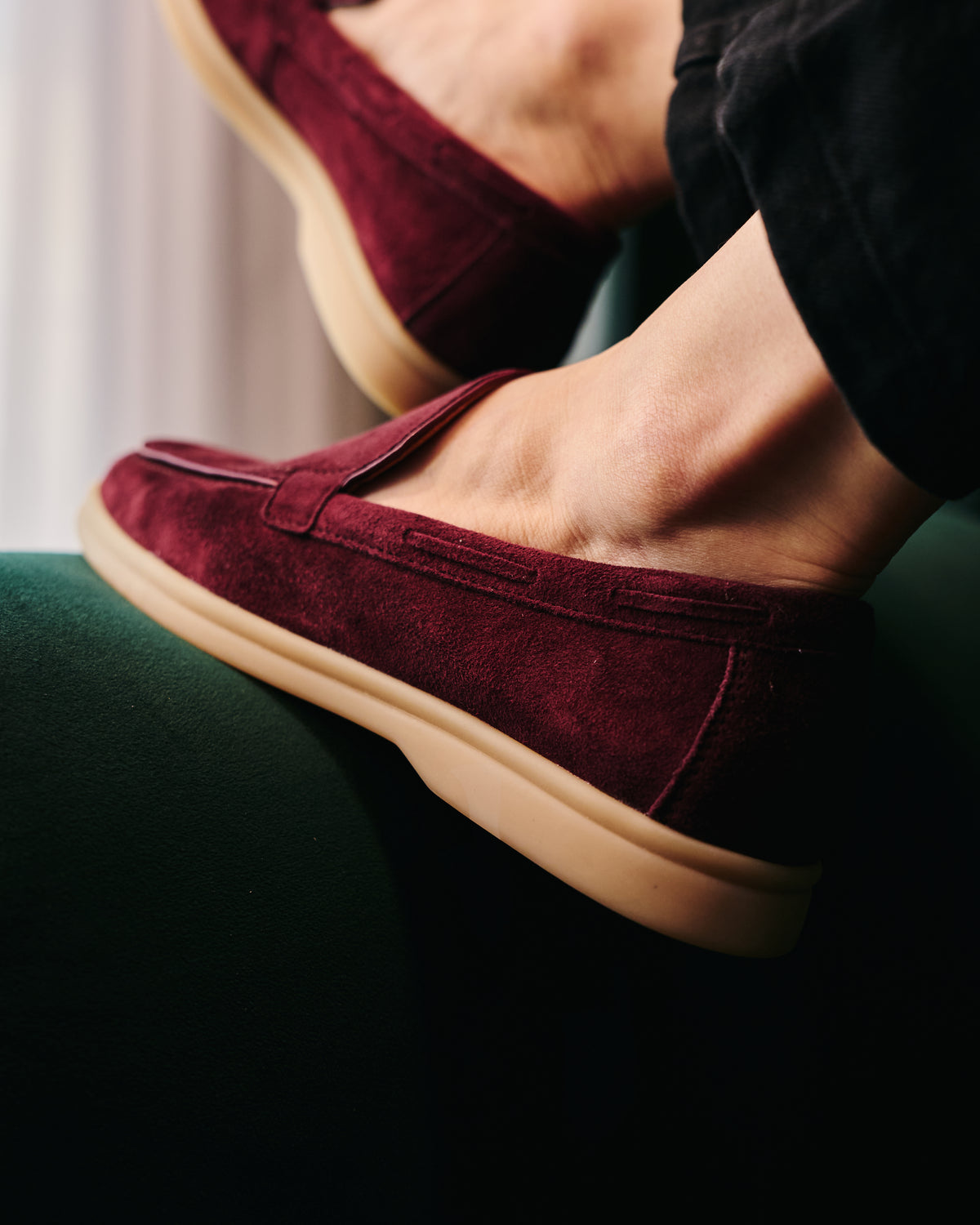 NKSHA Essence Loafers – Maroon