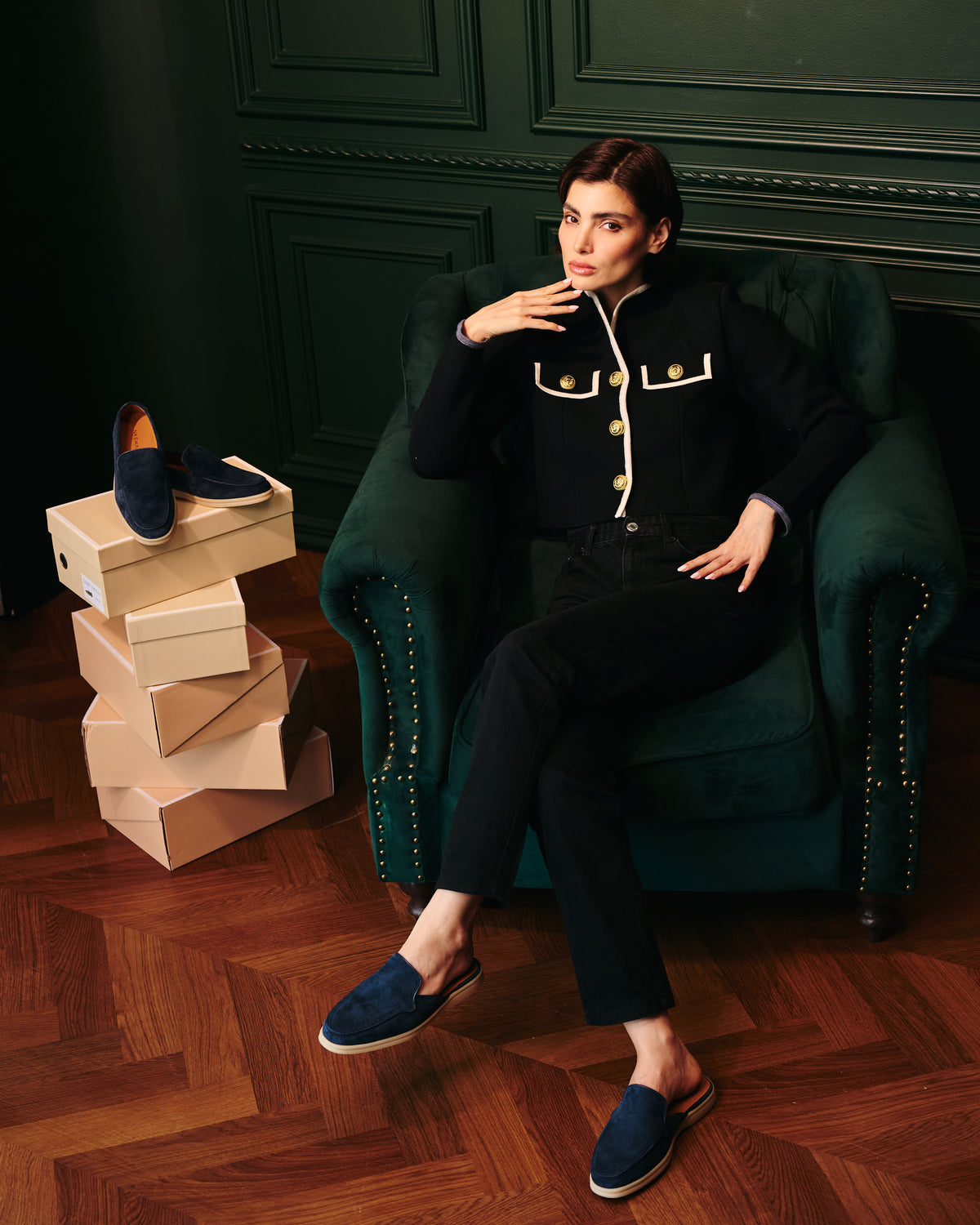 NKSHA Ease Loafers – Navy
