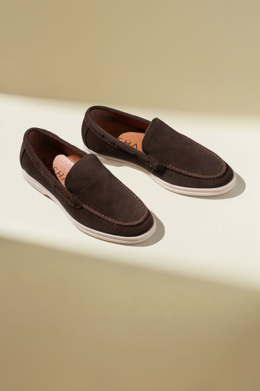 Women Dark Brown Nksha Loafers