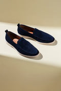 Men Navy Nksha Loafers