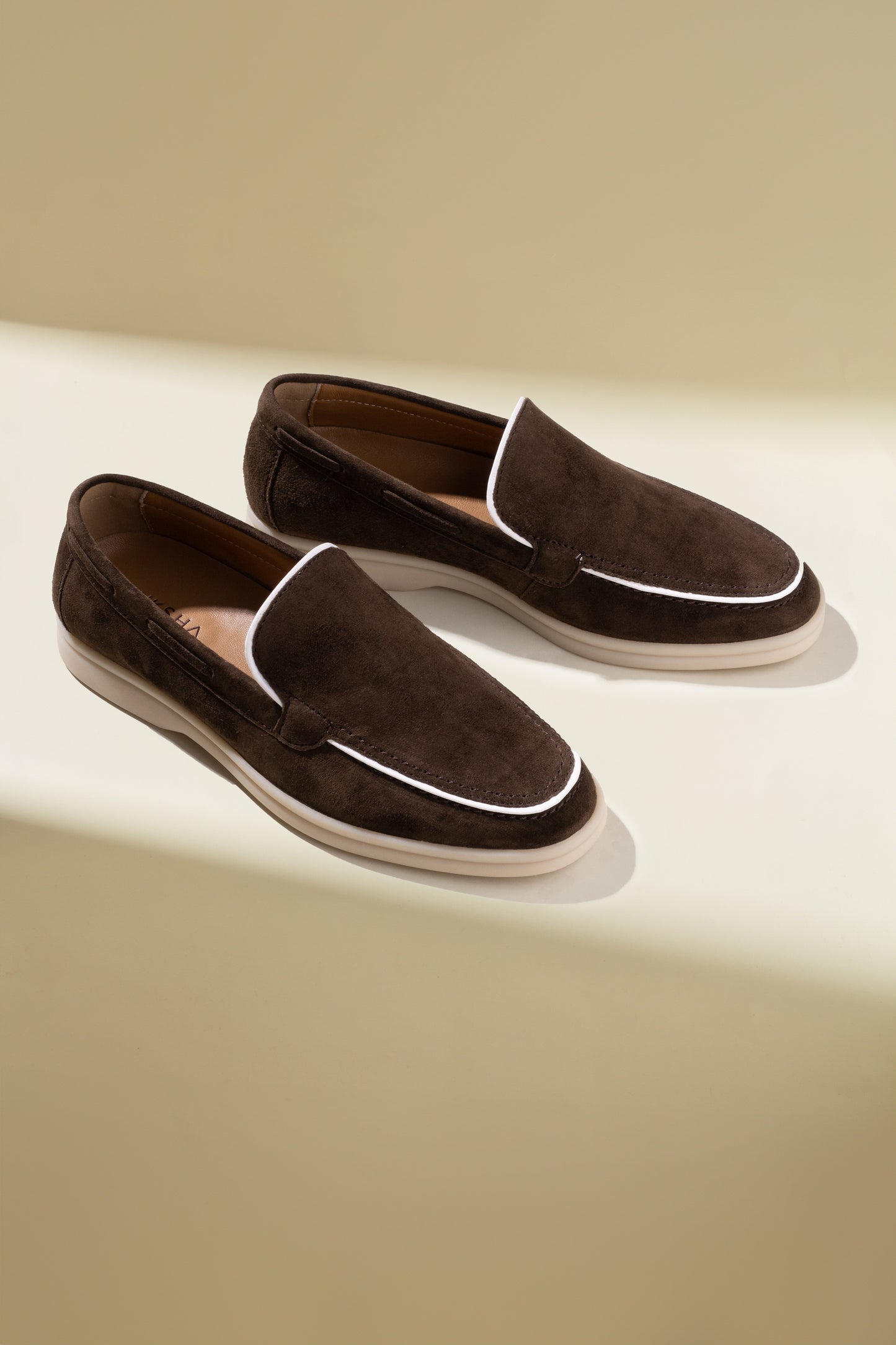 Nksha Brown Pure Loafers