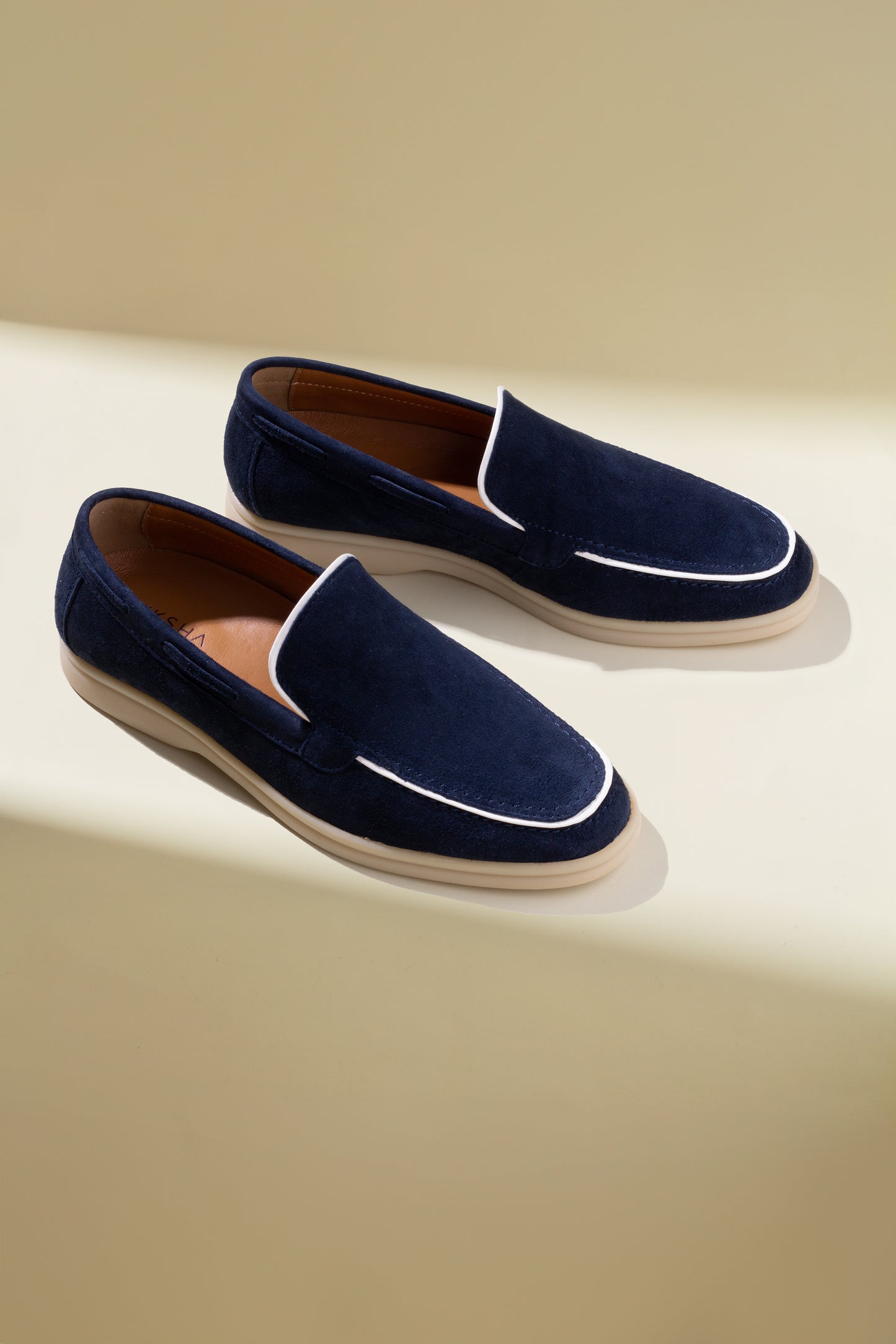 Nksha Navy Pure Loafers